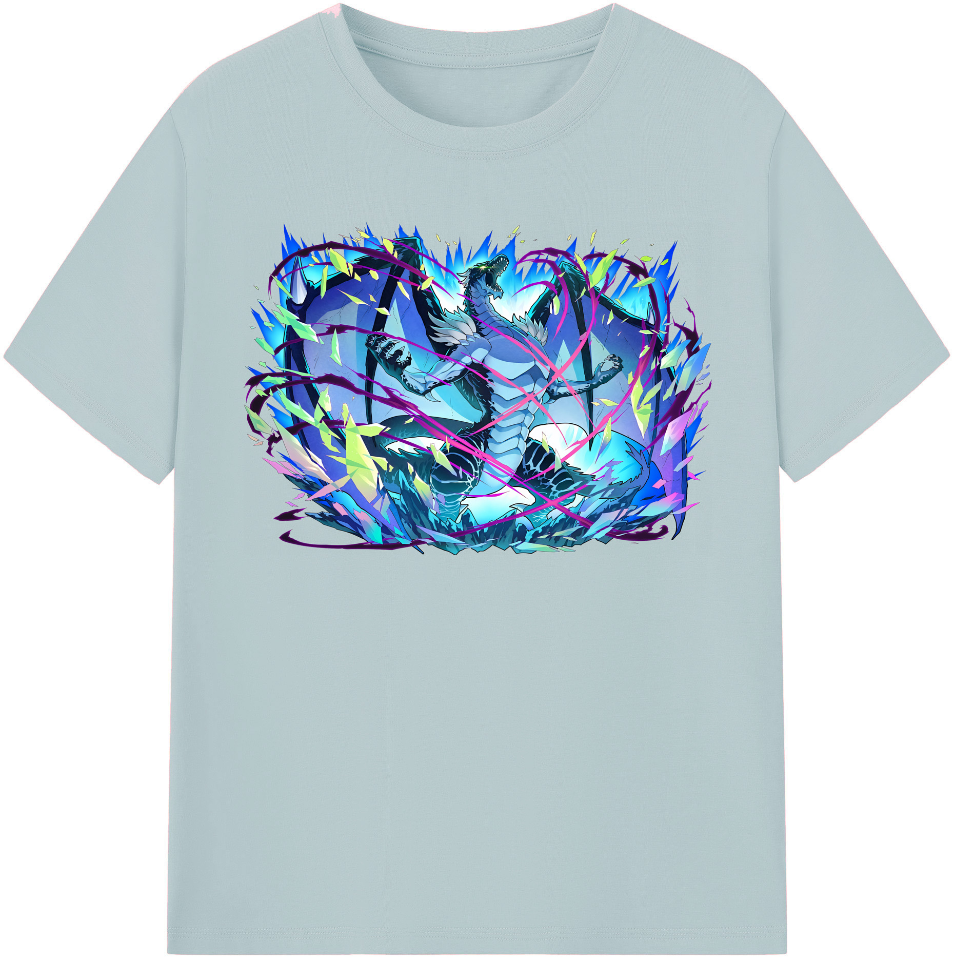 （画像用） 転スラ Regarding Reincarnated to Slime 綿100％半袖Tシャツ（フロントプリント）